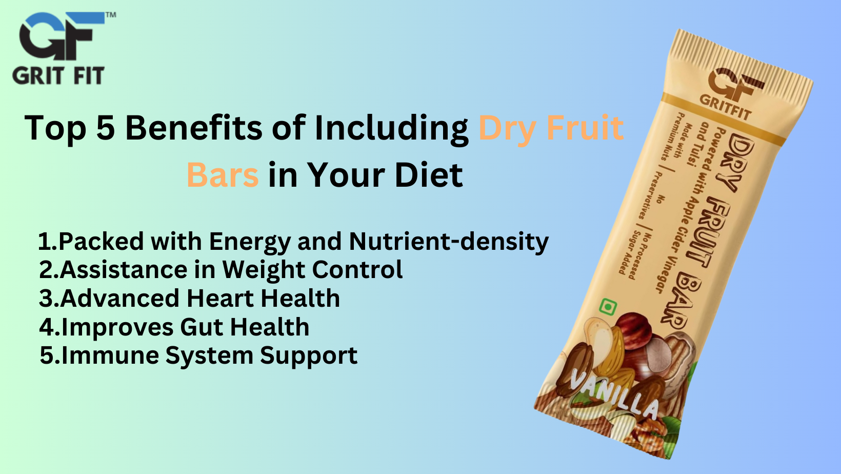 Top 5 Benefits of Including Dry Fruit Bars in Your Diet